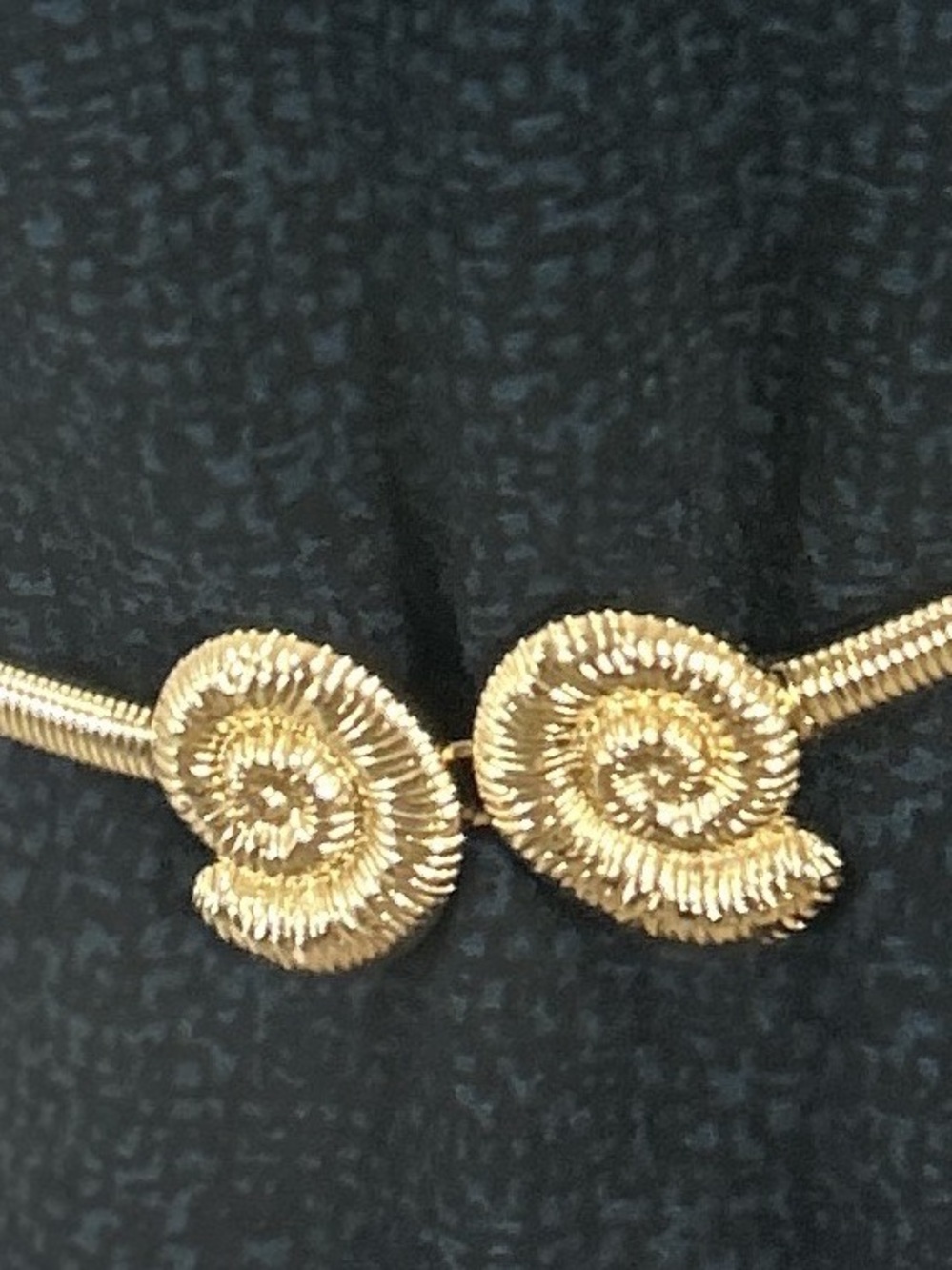 Lilly Pulitzer Gold Spiral Accent Chain Belt